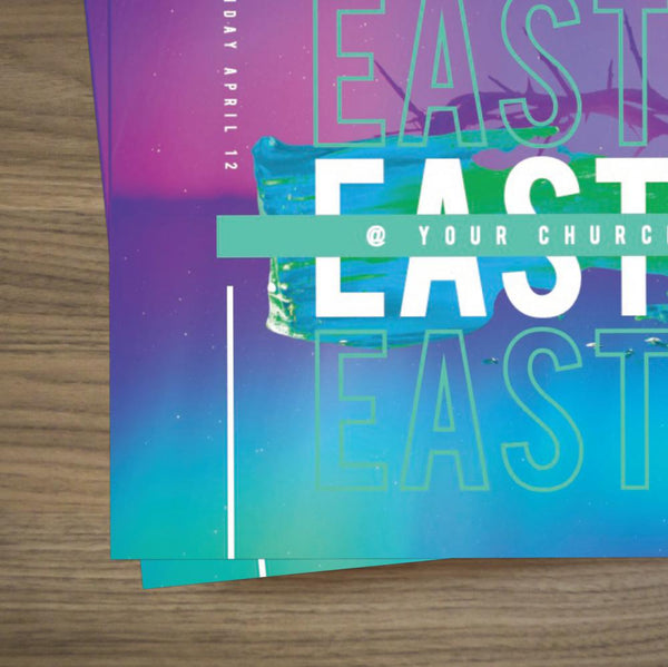 Easter Purple Gradient - Standard Invitation Card