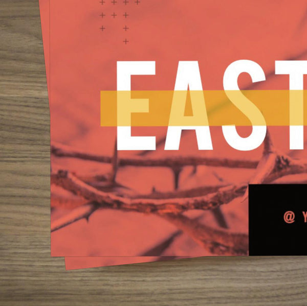 Orange Easter Crown - Standard Invitation Card