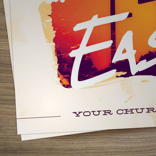 Easter Orange Crosses - Large EDDM Mailer