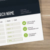 Modern Yearly Theme - Long Flap Offering Envelope