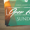 Open House Golden Field - Standard Invitation Card