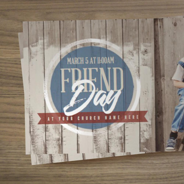 Friend Day Boys - Mini Invitation Card