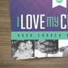 I Love My Church - Standard Invitation Card