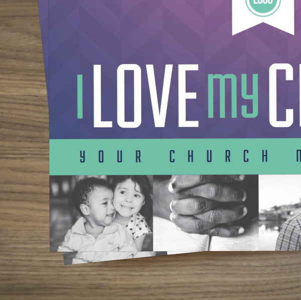 I Love My Church - Standard Invitation Card