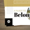 A Place to Belong - Standard Invitation Card