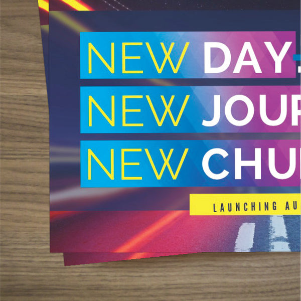 New Day New Church - Standard Invitation Card