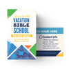 VBS Colorful Triangles - Mini Invitation Card