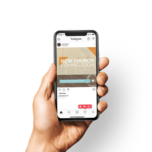 New Church Coming Soon - Social Media Graphic