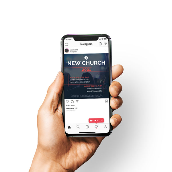 New Church Red Lines - Social Media Graphic