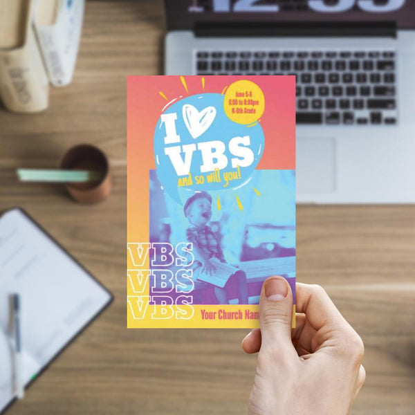 I Love VBS - Standard Invitation Card