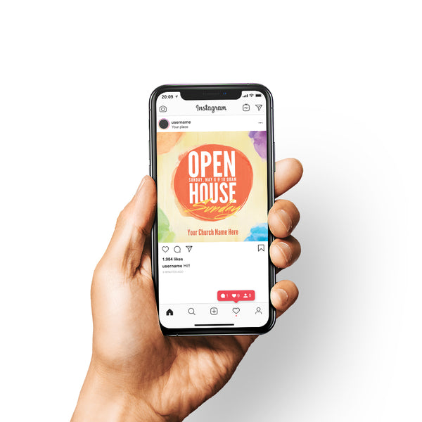 Open House Paint - Social Media Graphic