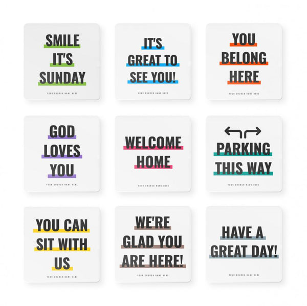 Simple Underline - Greeting Signs