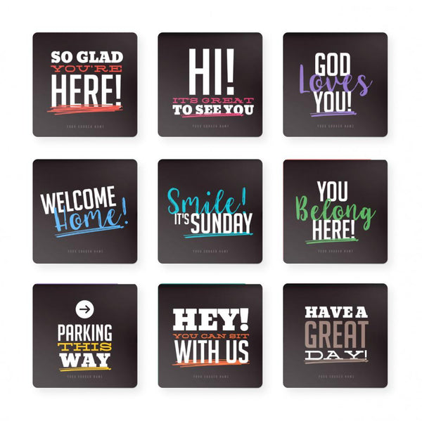 Scribble Welcome - Greeting Signs
