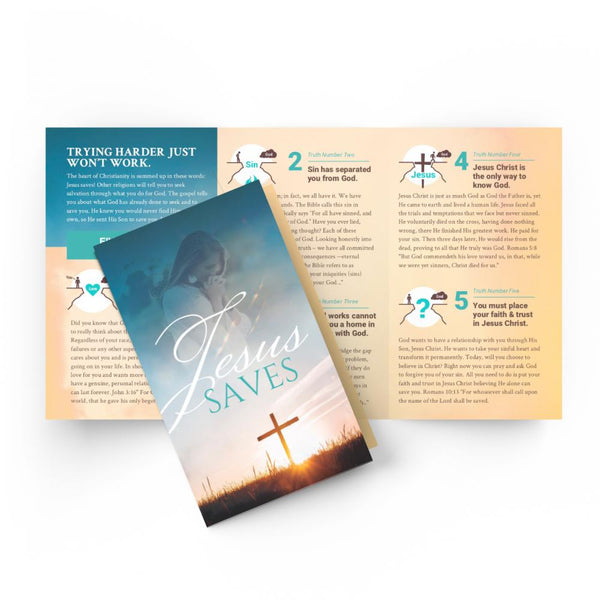Jesus Saves - Trifold Tract