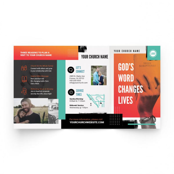 God's Word Changes Lives - Trifold Tract
