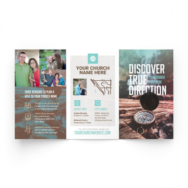 Discover True Direction - Trifold Tract