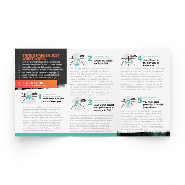 God's Word Changes Lives - Trifold Tract