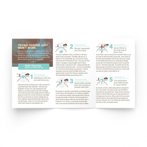 Discover True Direction - Trifold Tract