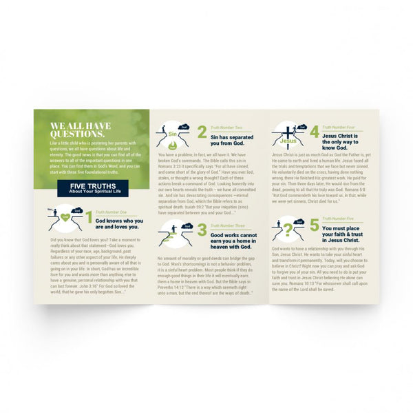 One Book All The Answers - Trifold Tract