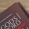 God's Word Changes Lives Red - Trifold Tract