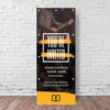 You're Invited Orange Paint - Vertical Banner