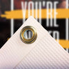 You're Invited Orange Paint - Vertical Banner