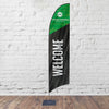 Wood Texture - Feather Flag
