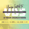 You're Invited VBS - Social Media Graphic