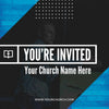 You're Invited Blue Wood - Social Media Graphic