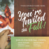 You're Invited This Fall - Social Media Graphic