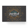 You're Invited Burst - Standard Invitation Card