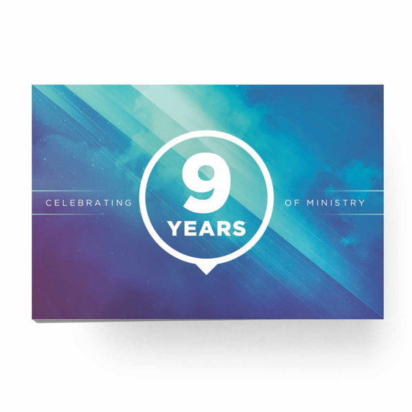 Blue Cloud Anniversary - Standard Invitation Card