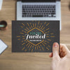 You're Invited Burst - Standard Invitation Card