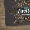 You're Invited Burst - Standard Invitation Card