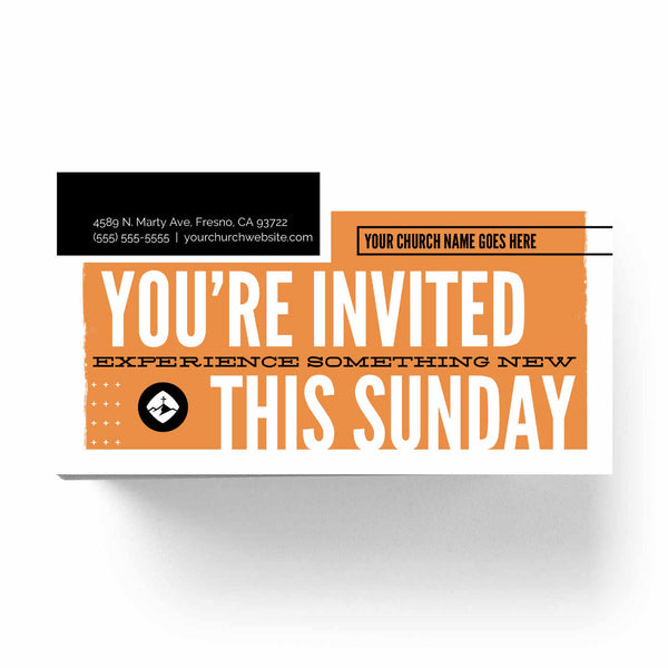 You're Invited Modern Orange - Large EDDM Mailer