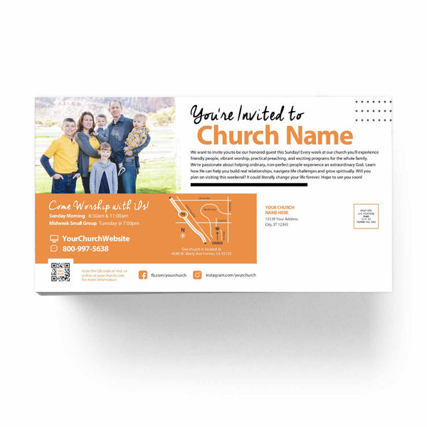 You're Invited Modern Orange - Large EDDM Mailer