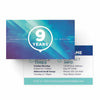 Blue Cloud Anniversary - Mini Invitation Card