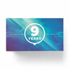 Blue Cloud Anniversary - Mini Invitation Card