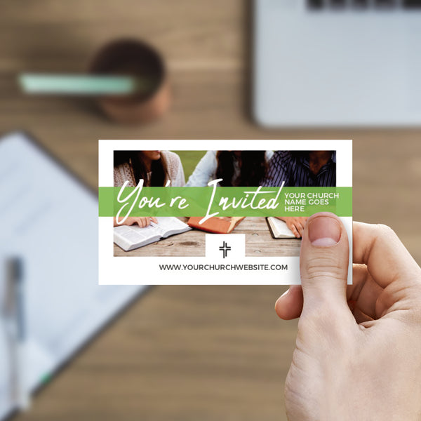 You're Invited Bible - Mini Invitation Card