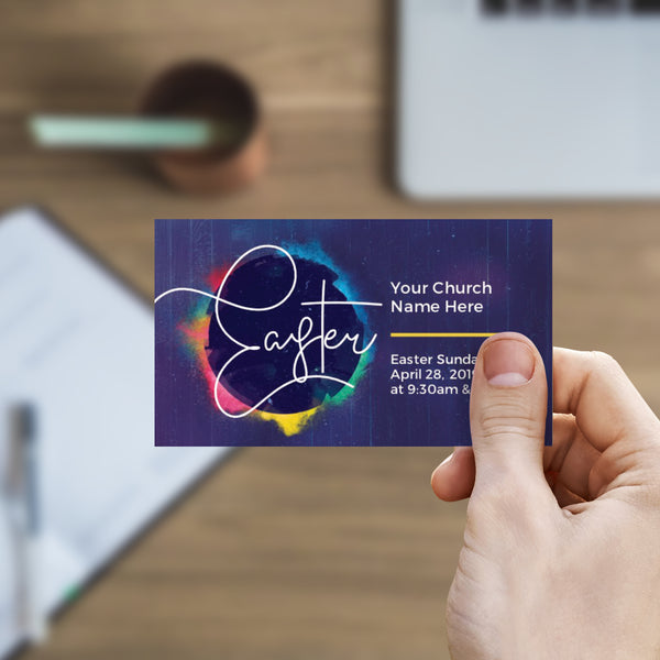Easter Bright Powder - Mini Invitation Card