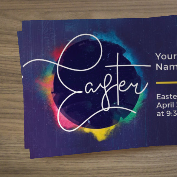 Easter Bright Powder - Mini Invitation Card