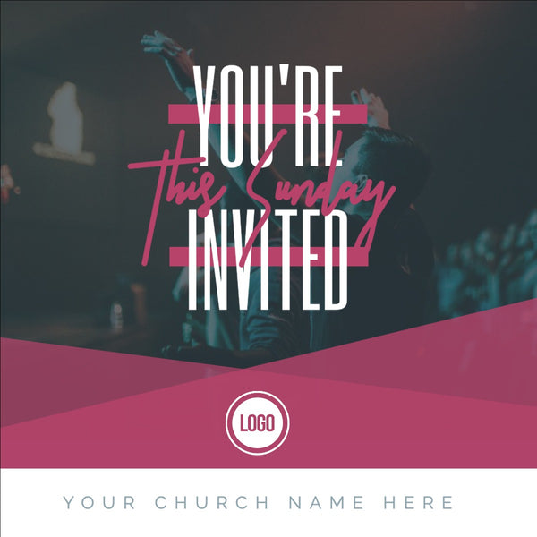 You're Invited Colorful - Social Media Graphic