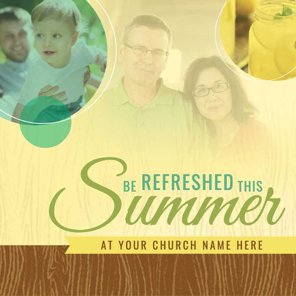 Be Refreshed This Summer - Social Media Graphic