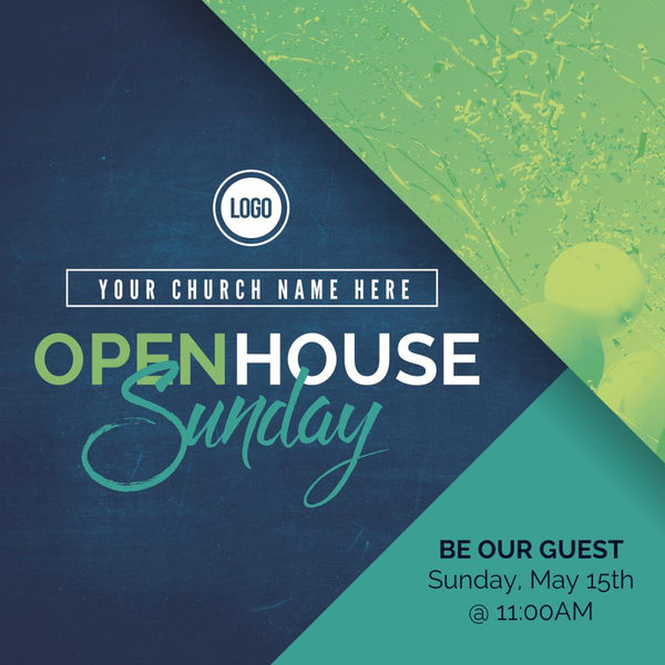 Open House Balloons - Social Media Graphic
