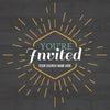 You're Invited Burst - Social Media Graphic