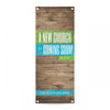 A New Church Coming Soon - Vertical Banner