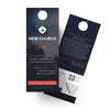 New Church Red Lines - Door Hanger