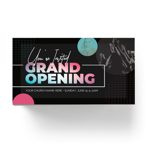 You're Invited Grand Opening - Large EDDM Mailer