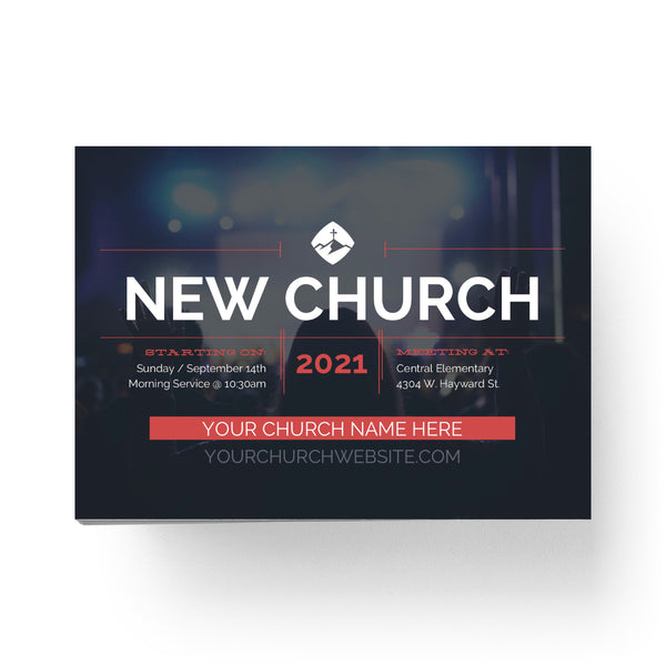 New Church Red Lines - Small EDDM Mailer