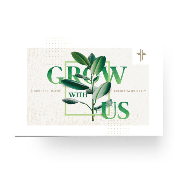 Grow With Us - Standard Invitation Card